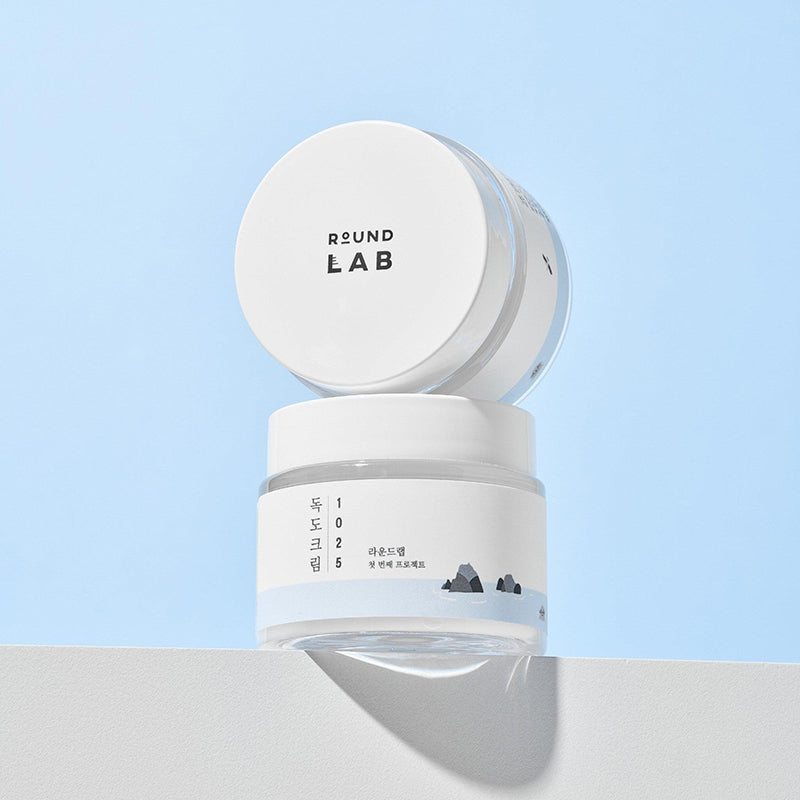 بافت کرمی Round Lab 1025 Dokdo Cream کرم سرامید دار Round Lab Dokdo Cream