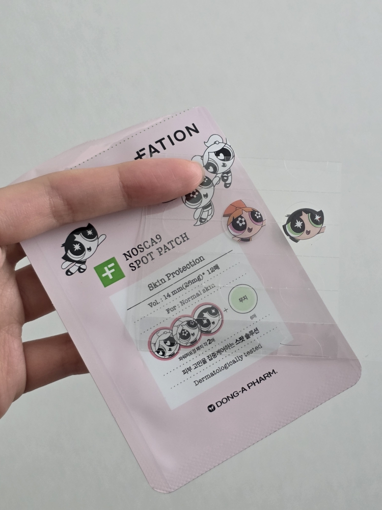 1. Fation NOSCA9 Spot Patch Powerpuff Girls Edition پچ ضدجوش کره‌ای عروسکی