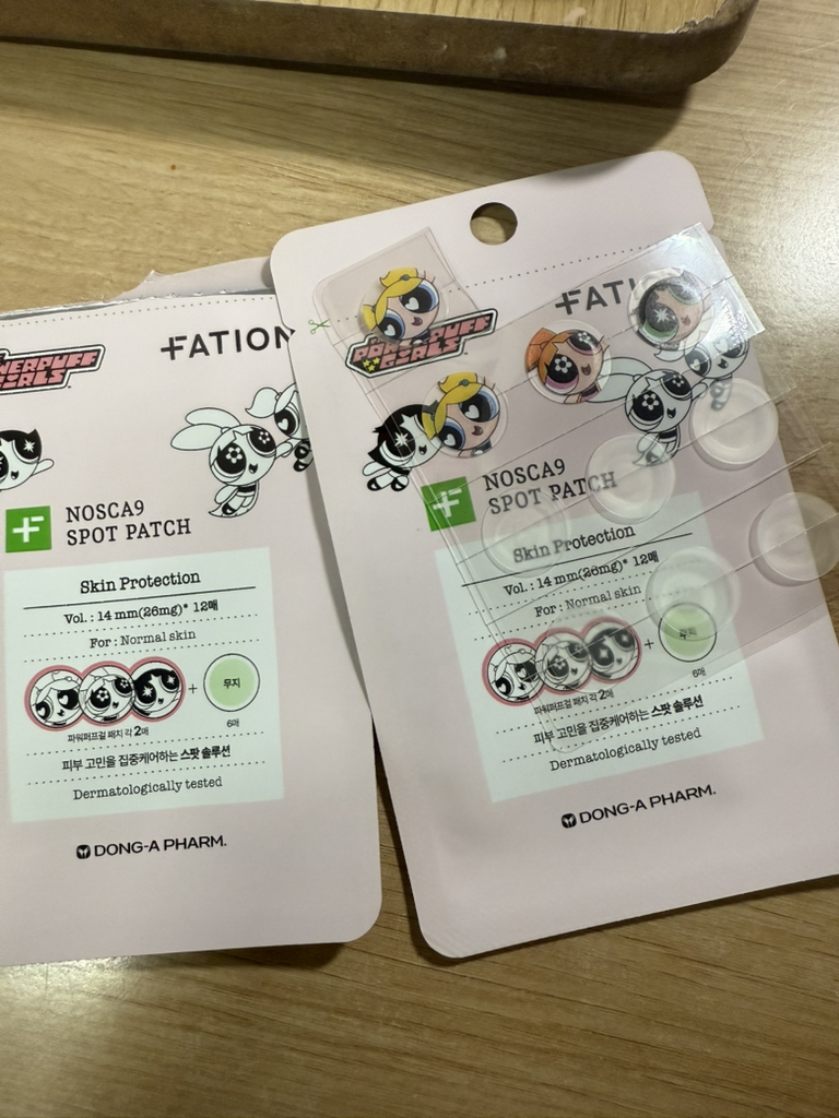 2. پچ جوش Fation NOSCA9 با طراحی Powerpuff Girls برای کاهش التهاب و ترمیم جوش