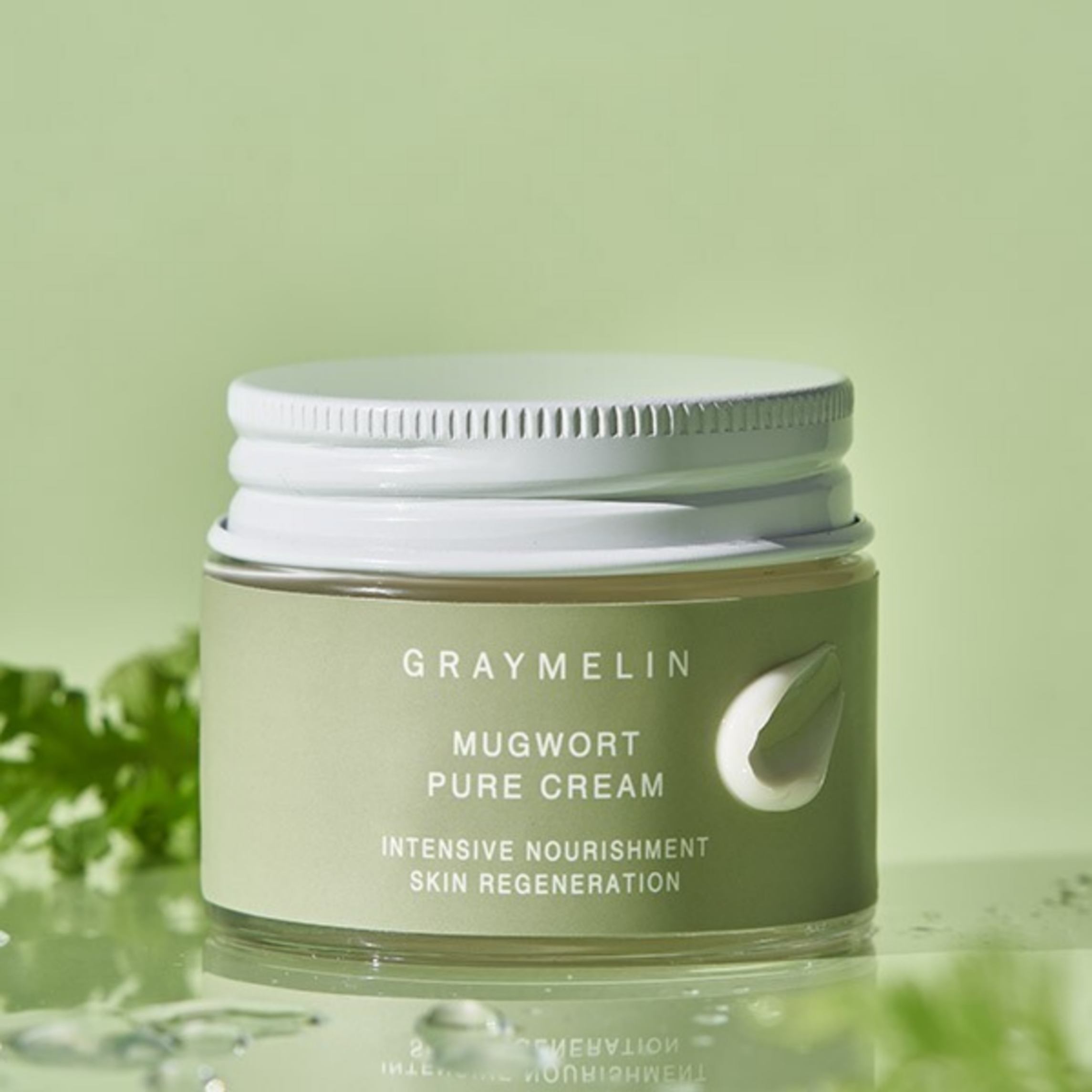 2. بافت کرمی سبک Graymelin Mugwort Pure Cream با جذب سریع و آبرسانی عمیق پوست