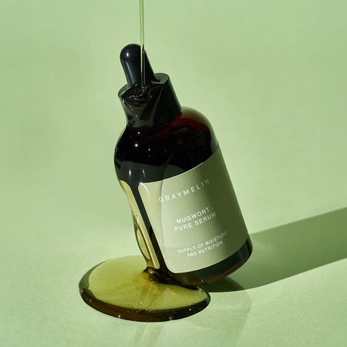 Graymelin mugwort pure serum سرم آرامشبخش پوست کره ای